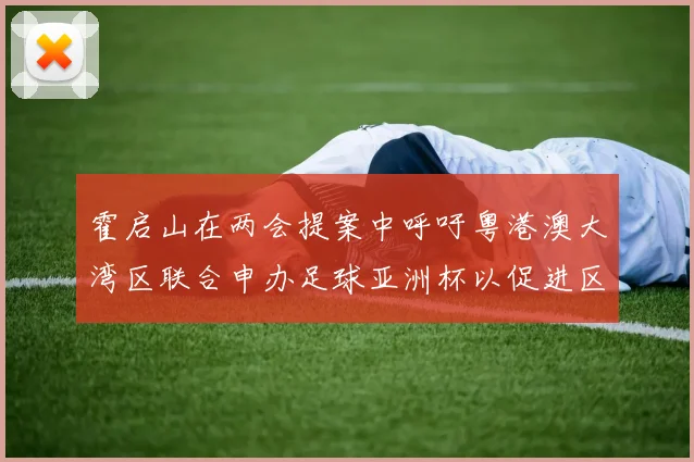 霍启山在两会提案中呼吁粤港澳大湾区联合申办足球亚洲杯以促进区域发展